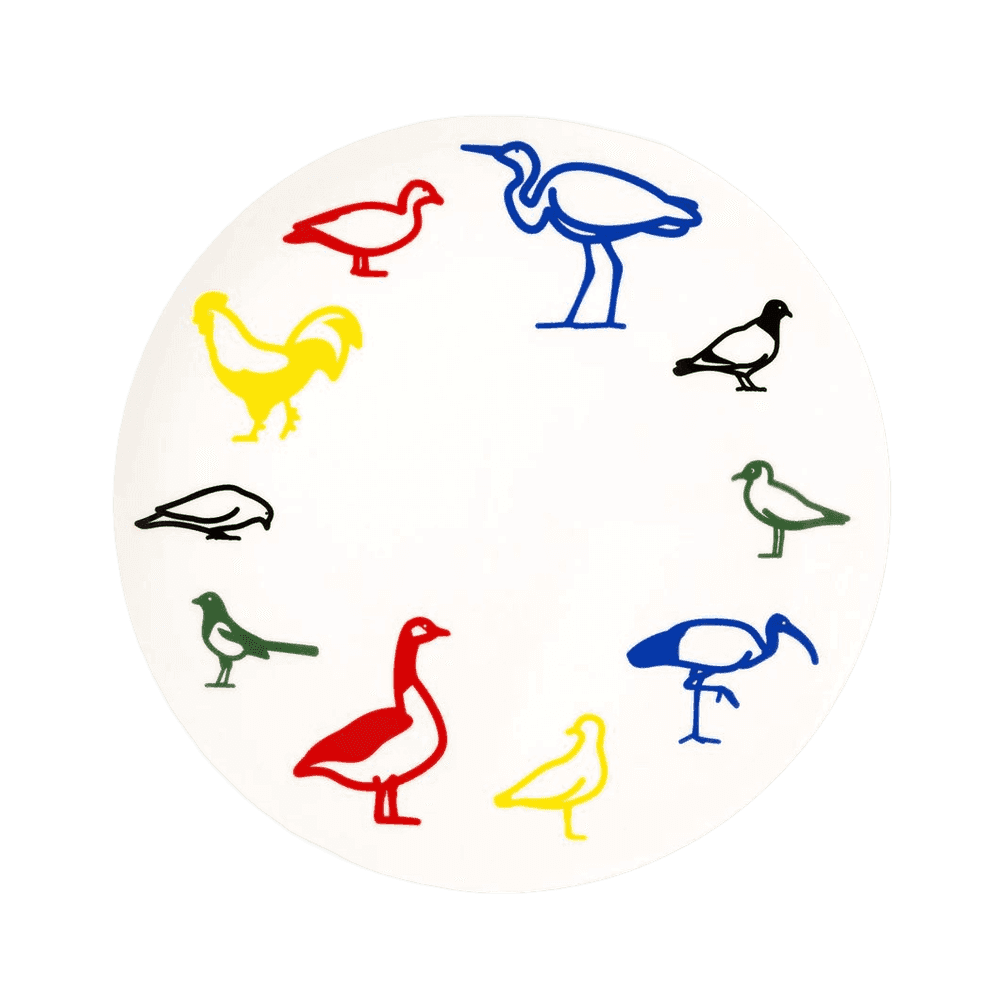 Julian Opie, ‘Birds Ceramic Plate’, 2021, Collectible, Fine bone-china ceramic plate presented in a custom artist box., null, Numbered