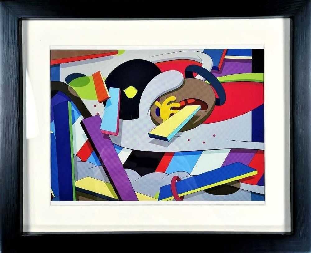 Kaws, ‘Where The End Starts XL Postcard (Framed)’, 2011, Collectible, Screen print on postcard, presented framed., null,