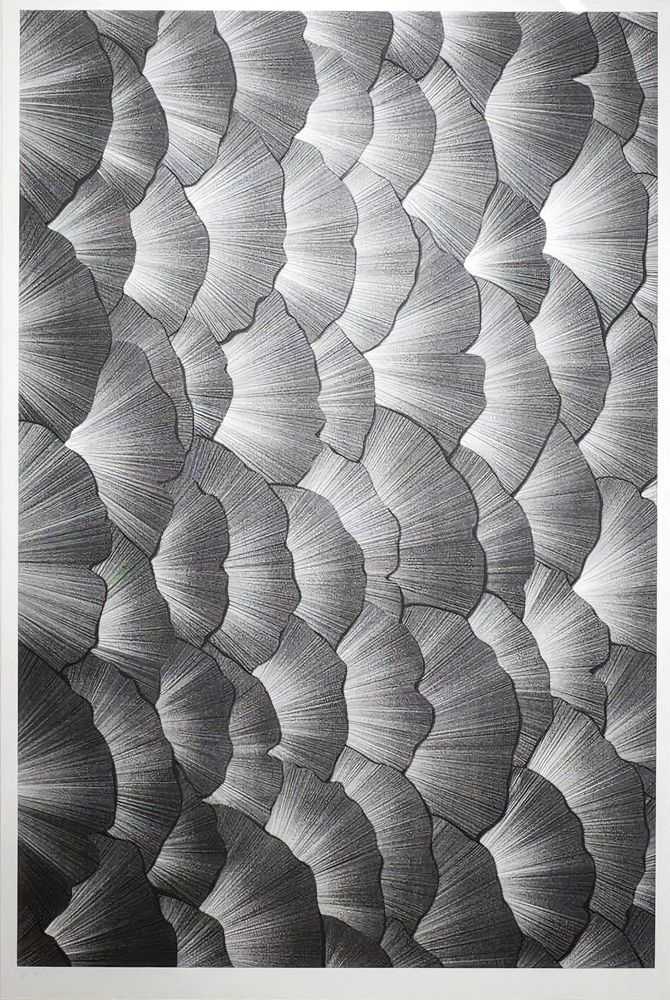 Kai & Sunny, ‘Leaves of Light’, 17-03-2015, Print, Hand pulled 2 colour screenprint black and silver stardust on 100% cotton somerset satin 300gsm, Self-released, Numbered