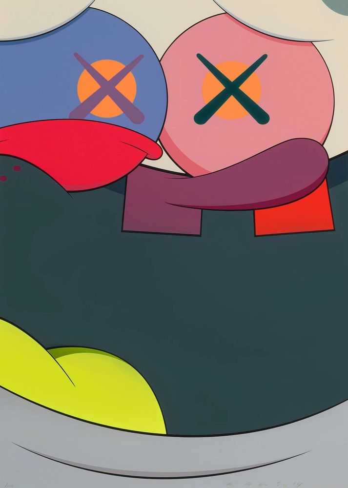 Kaws, ‘Blame Game VII’, 2014, Print, Screen Print in colors, on Saunders Waterford High White paper, null, Numbered