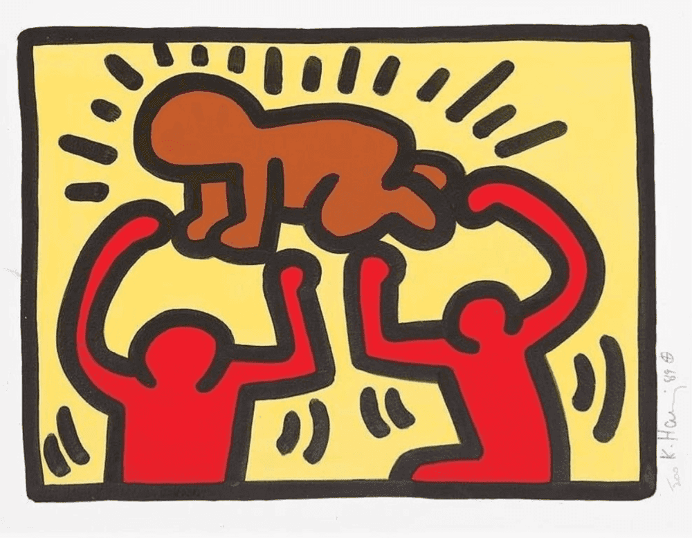 Keith Haring, ‘Pop Shop IV - Plate III’, 1989, Print, Screenprint in colours on wove paper, Martin Lawrence Limited Editions, Numbered, Dated