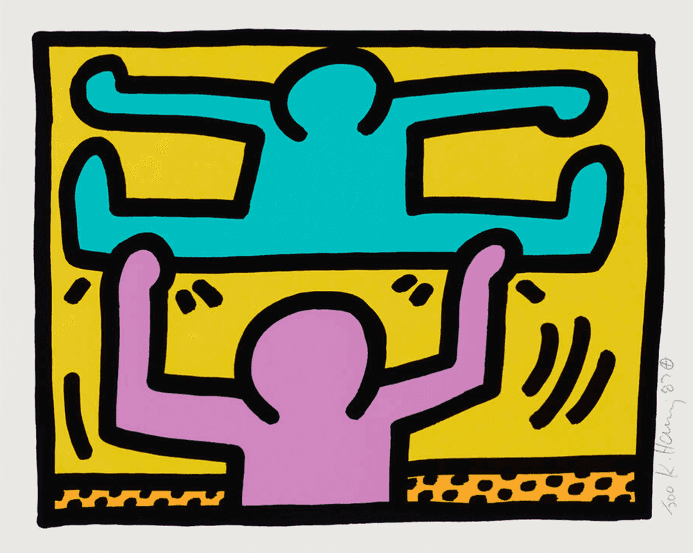 Keith Haring, ‘Pop Shop I - Plate II’, 1987, Print, Screenprint in colors, Martin Lawrence Limited Editions, Numbered, Dated