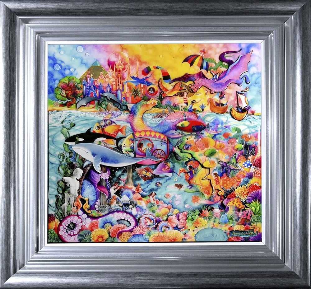 Kerry Darlington, ‘Lost Worlds’, 2020, Print, Board with gloss resin finish and a 3D appearance featuring raised 3D elements., null, Framed