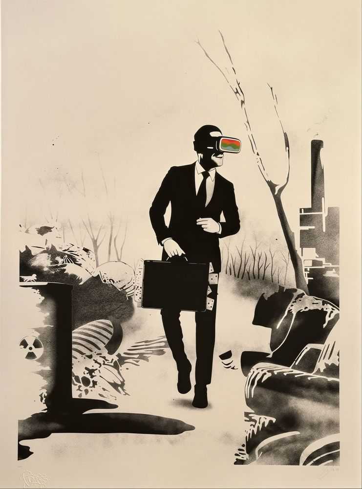 Kunstrasen, ‘The Future Looks Bright (Hand-finished)’, 2022, Print, Screenprint, null, Numbered