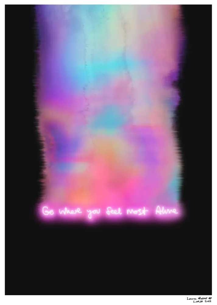 Lauren Baker, ‘Go Where You Feel Most Alive - Rainbow Trail’, 2022, Print, Giclee print on Hahnemuhle 308gsm photo rag, Self-released, Numbered