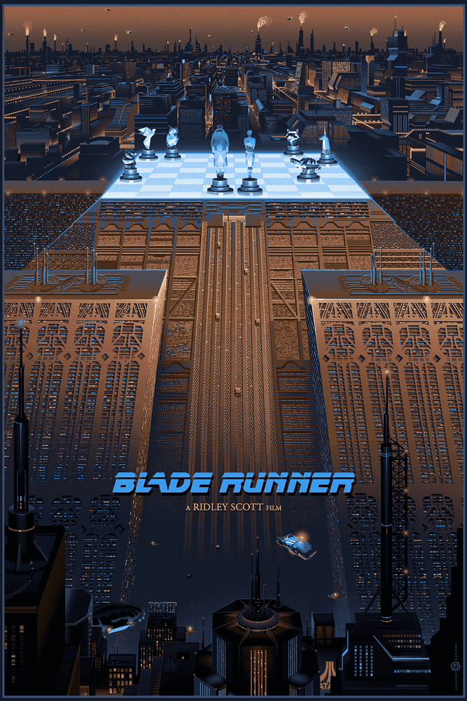 Laurent Durieux, ‘The Final Chess Game (Timed Edition)’, 2023, Print, Screen Print, Bottleneck Gallery, Numbered