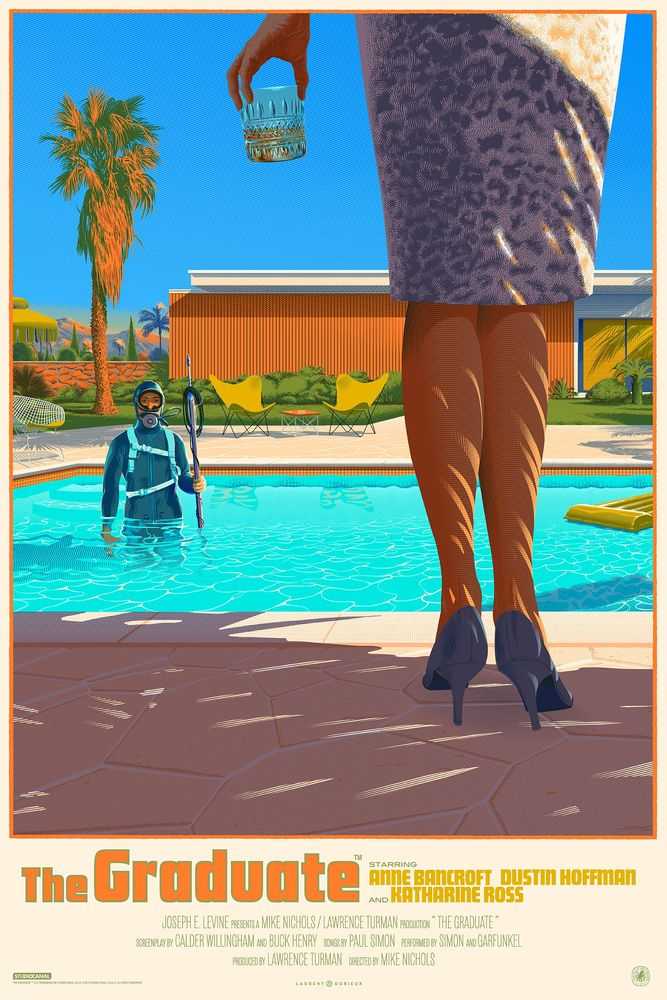 Laurent Durieux, ‘The Graduate’, 2017, Print, 12 Colour Screen Print, Nautilus Art, Numbered