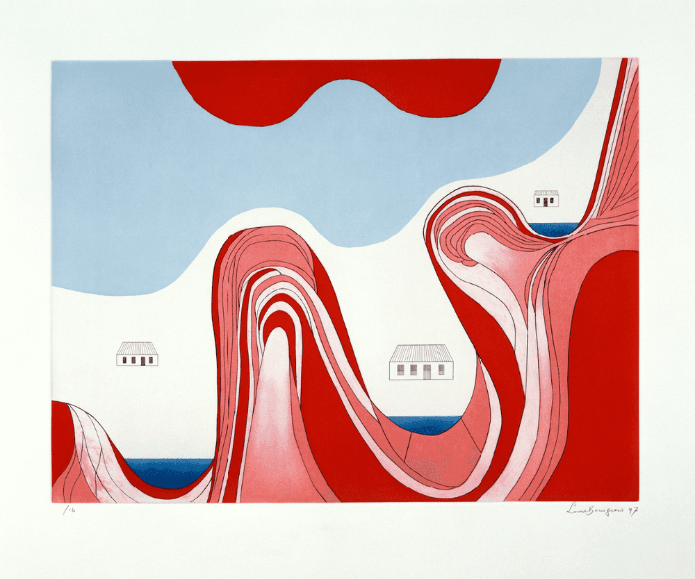 Louise Bourgeois, ‘Lacs de Montagne’, 1997, Print, Engraving, etching, aquatint, dry point on paper, null, Numbered
