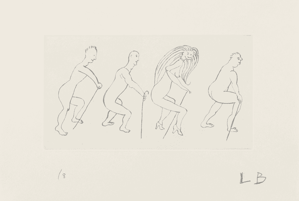 Louise Bourgeois, ‘Saturday Morning’, 2009, Print, Drypoint on paper, null, Numbered
