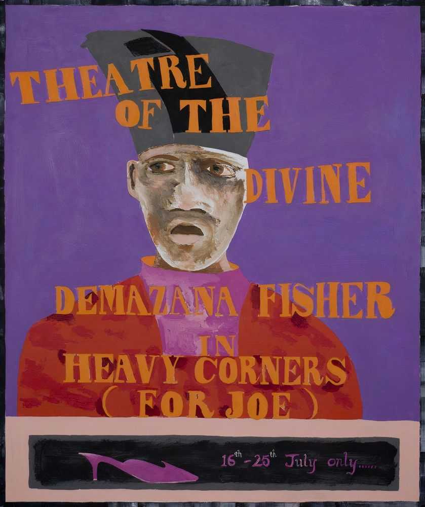 Lubaina Himid, ‘Theatre Of The Divine’, 30-10-2019, Print, Full colour digital archival print on Epson Hot Press Natural 330g/m2, Artspace Editions, Numbered