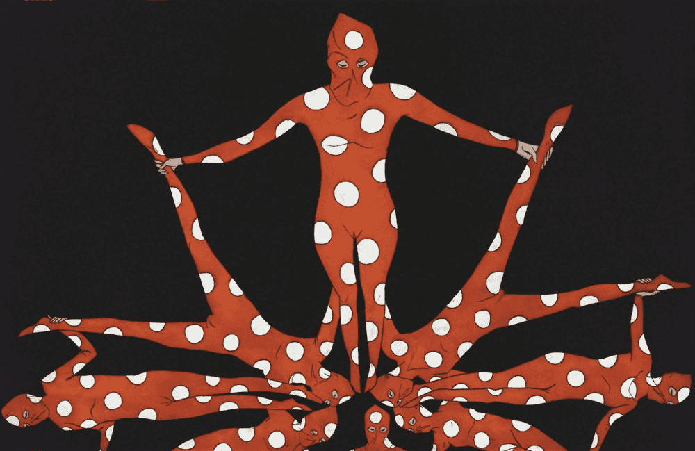 Marcel Dzama, ‘Our Daughter’s Dance with Wisdom’, 2015, Print, Color spit bite aquatint with aquatint and soft ground etching, Crown Point Press,