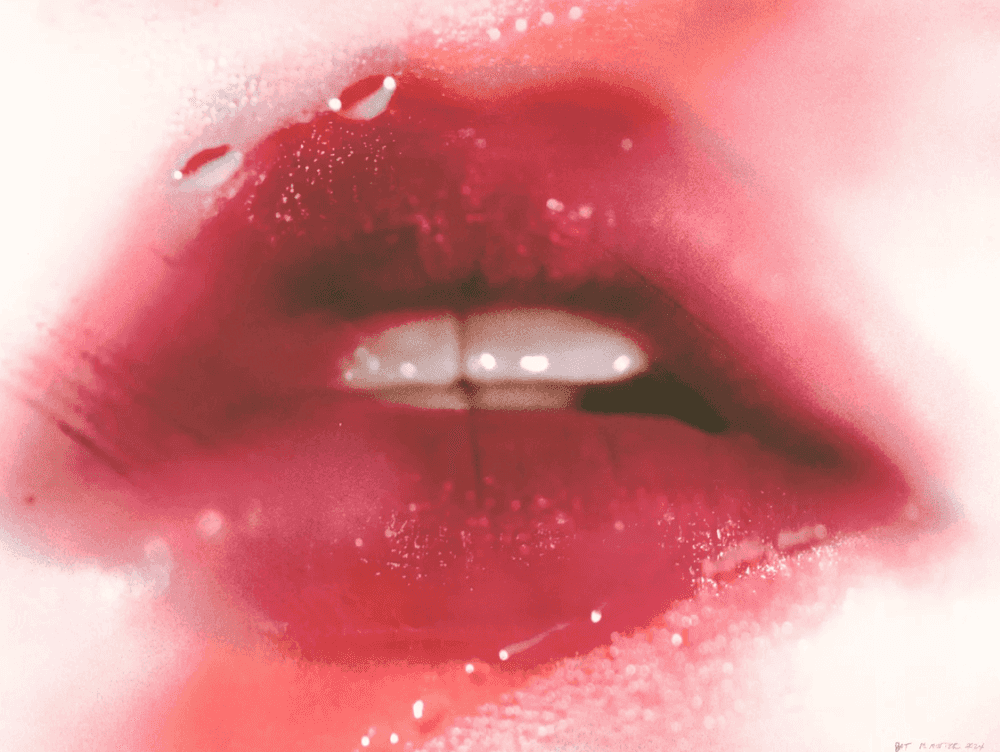 Marilyn Minter, ‘Soft Spoken’, 2024, Print, Silkscreen in 24 colors on Lanaquarelle Paper, null,