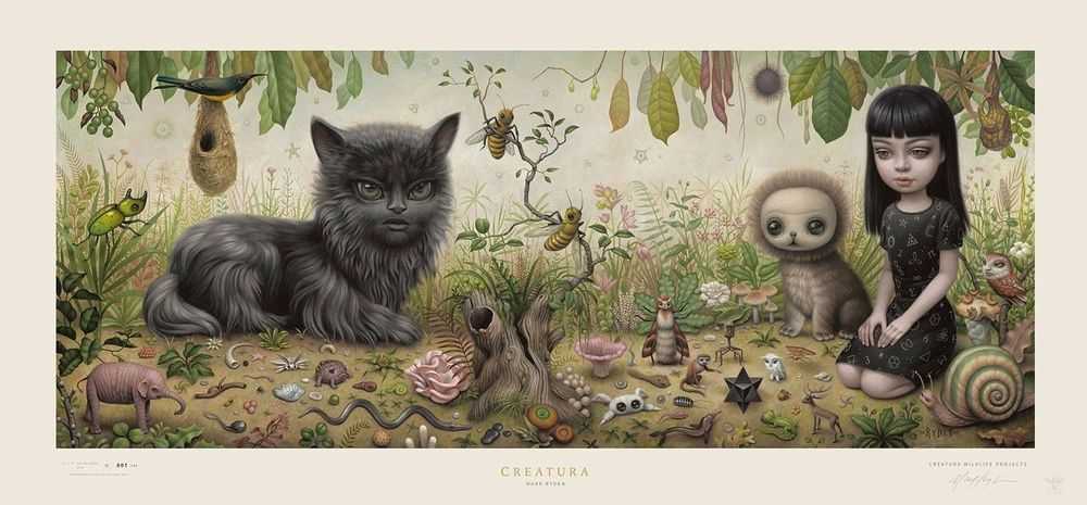Mark Ryden, ‘Creatura Limited Edition Lithographic Poster’, 2025, Print, Heavyweight FSC-certified responsibly-sourced paper, Porterhouse Fine Art Editions, Numbered