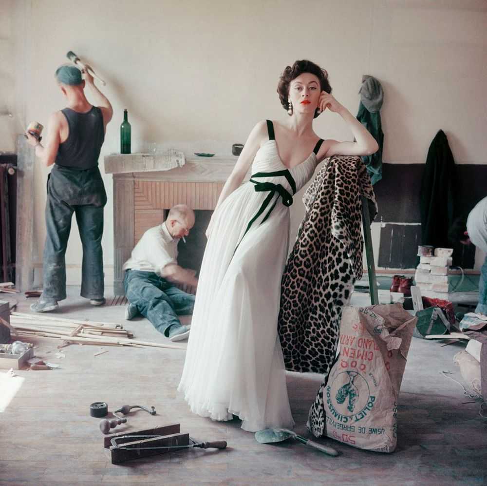 Mark Shaw, ‘Gigi Griffe Chiffon, Black and White Dress, 1953’, 1953, Print, Pigment print on Hahnemϋhle photo rag paper, null,