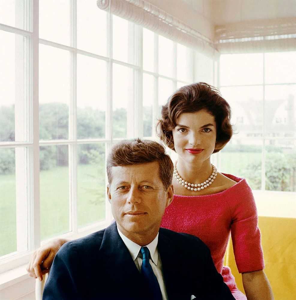 Mark Shaw, ‘Kennedy, John With Jackie in Pink, Yellow Room, Rap Book Cover, 1959’, 1959, Print, Pigment print on Hahnemϋhle photo rag paper, null,