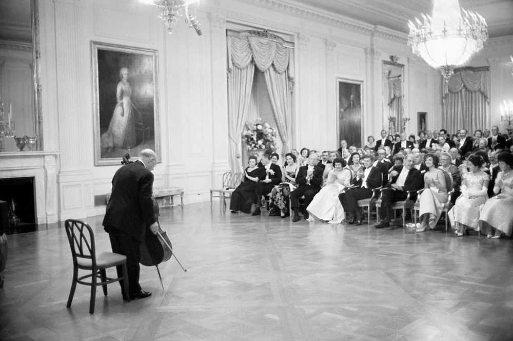 Mark Shaw, ‘Kennedy, Pablo Casals Performs at the White House, 1962’, 1962, Print, Pigment print on Hahnemϋhle photo rag paper, null,