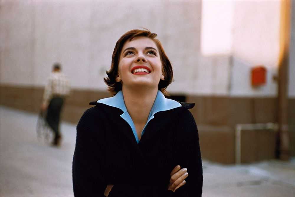 Mark Shaw, ‘Natalie Wood Backlot Portrait in Black Sweater, 1956’, 1956, Print, Pigment print on Hahnemϋhle photo rag paper, null,