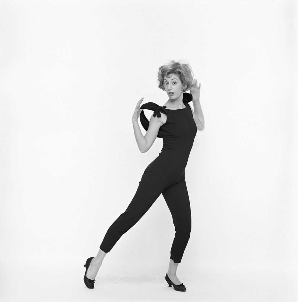Mark Shaw, ‘Tiger Morse Black Leotard E4, 1961’, 1961, Print, Pigment print on Hahnemϋhle photo rag paper, null,
