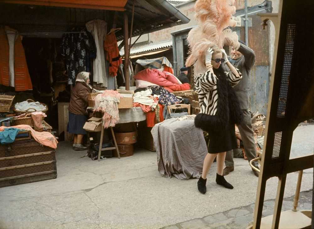 Mark Shaw, ‘Tiger Morse in Zebra Jacket, Feather Headdress 01’, 1962, Print, Pigment print on Hahnemϋhle photo rag paper, null,