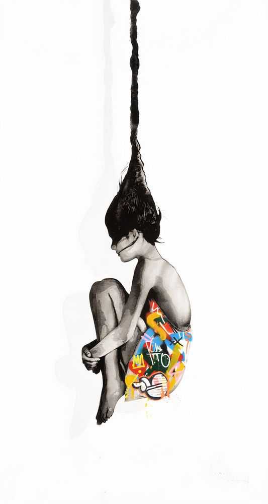 Martin Whatson, ‘Falling Out Of Consciousness Collab’, 2017, Print, Hand Painted 9 Colour screenprint on 300gsm Somerset Satin Paper., Graffiti Prints, Numbered, Dated, Handfinished