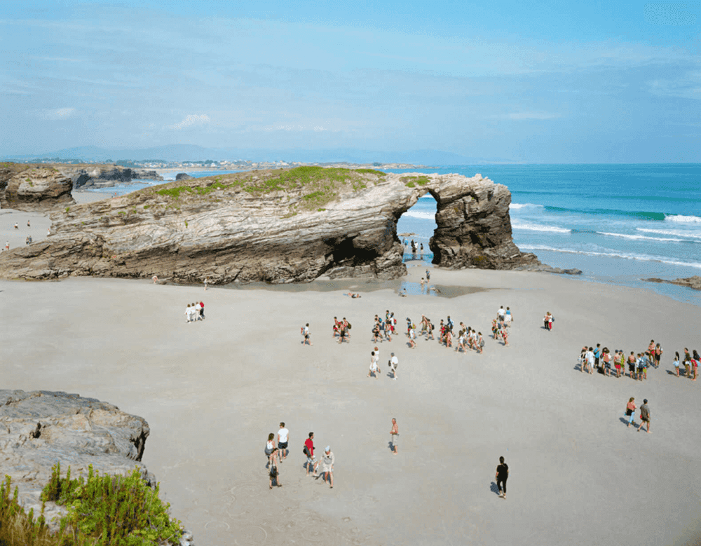 Massimo Vitali, ‘Las Catedrales, Low Tide’, 2011, Photography, Archival pigment print facemounted to Diasec, null, Numbered, Dated