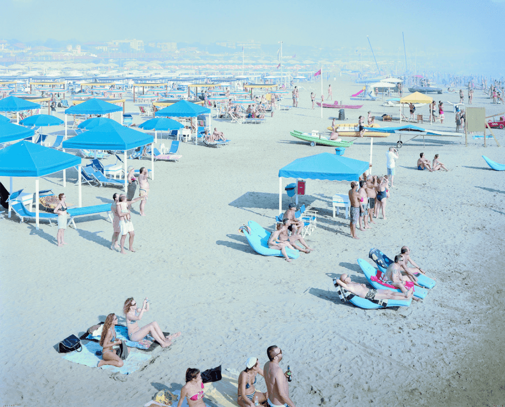 Massimo Vitali, ‘Marina di Pietrasanta Smoke’, 2009, Photography, C print dry mounted on aluminum with diasec, null,