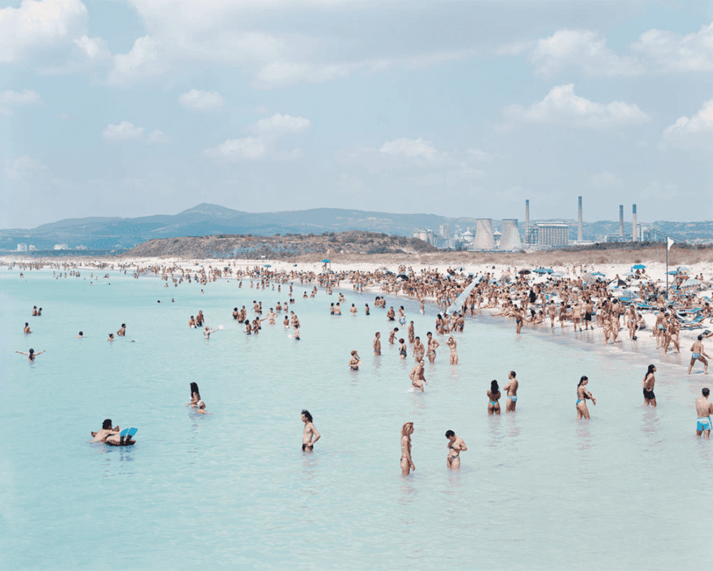 Massimo Vitali, ‘Rosignano Fins’, 2002, Photography, Offset Lithograph on Consort Royal 300gm paper, null, Numbered