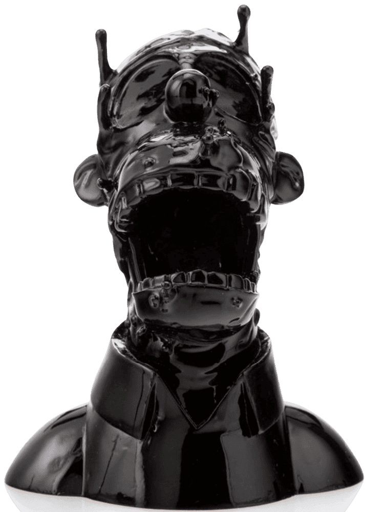 Matt Gondek, ‘Deconstructed Homer Sculpture (Night Moves Edition)’, 09-05-2017, Sculpture, Casted in Solid High Impact Resin Measures, Silent Stage Gallery, Numbered