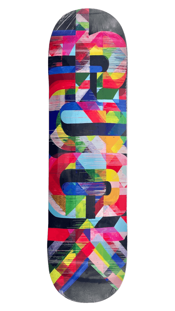 Maya Hayuk, ‘FUCK Skatedeck’, 2021, Collectible, Screen print on fine Canadian maple skateboard deck, null,