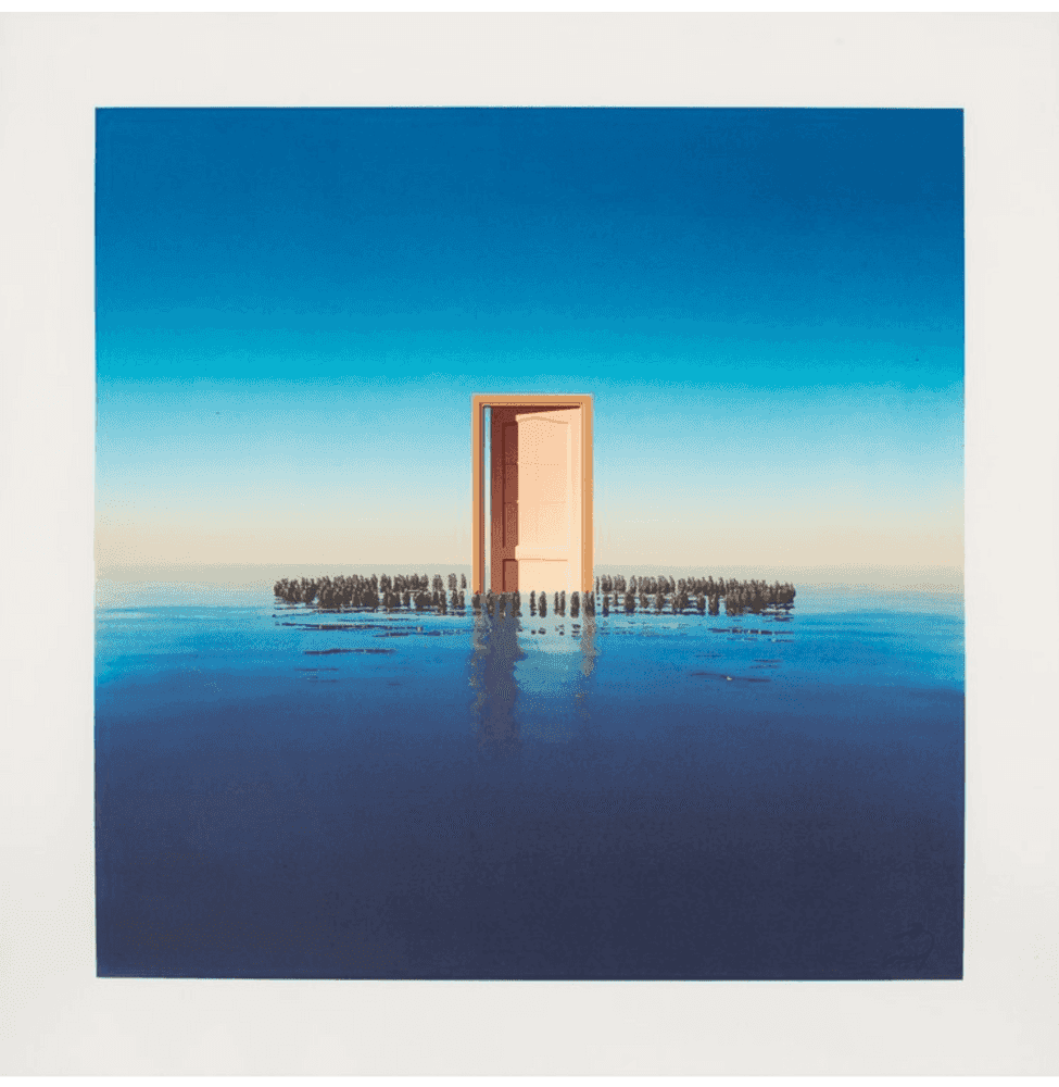 Mehdi Ghadyanloo, ‘Enigma’, 07-04-2018, Print, Screenprint in colours on wove paper, Howard Griffin Gallery, Numbered