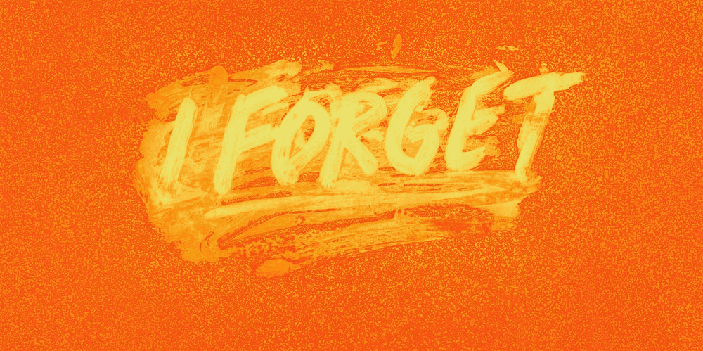 Mel Bochner, ‘I Forget’, 2014, Print, Etching and aquatint, on wove paper, the full sheet., Two Palms Press, Numbered, Dated