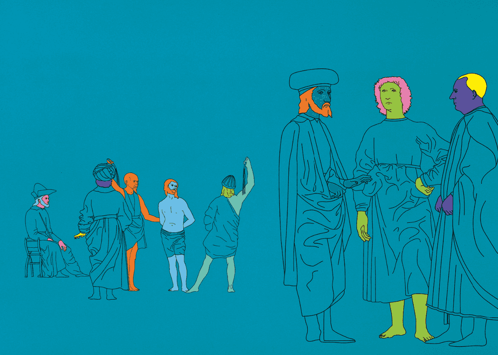 Michael Craig-Martin, ‘Deconstructing Piero (Turquoise Blue)’, 2004, Print, Screenprint, null,