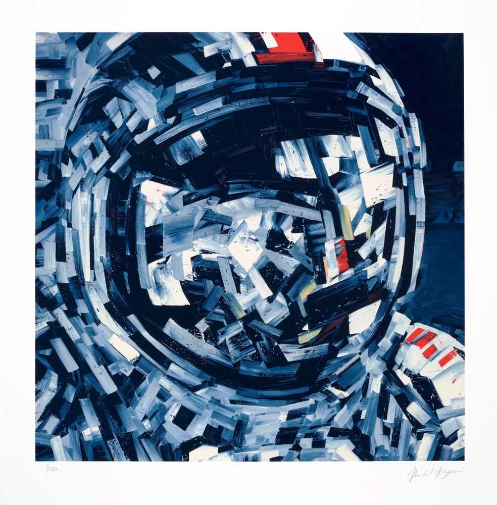 Michael Kagan, ‘We Leave As We Came’, 12-12-2018, Print, 14 colour Silkscreen print with textured high gloss details on 410gsm Somerset Paper, Avant Arte, Numbered