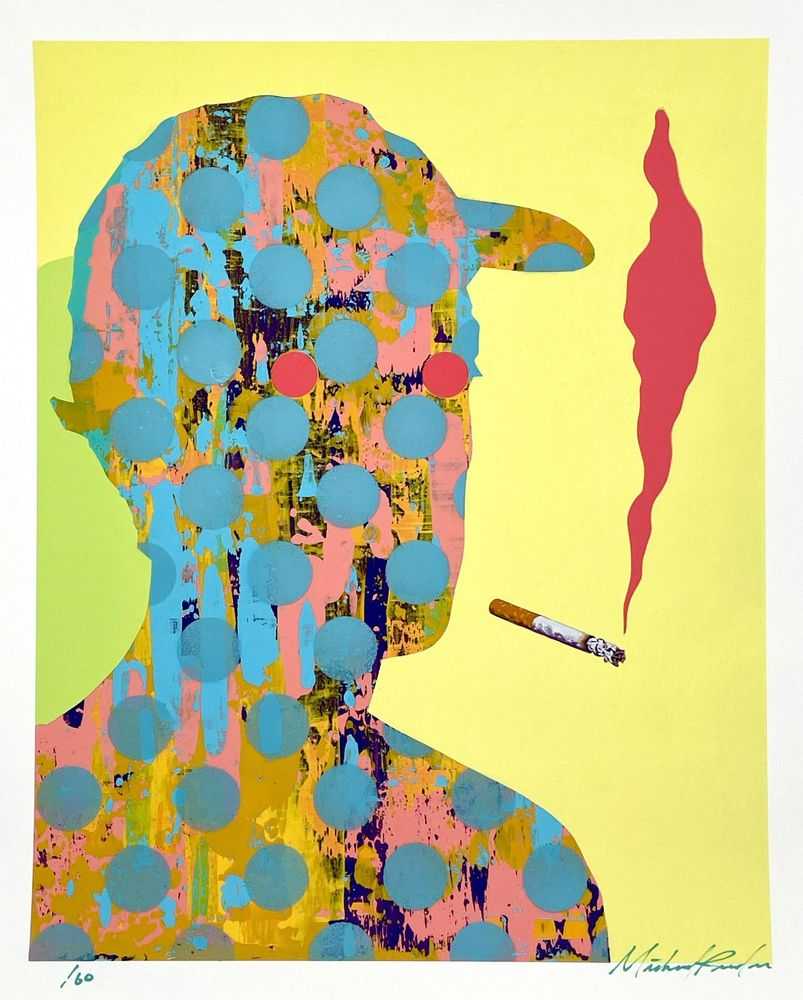 Michael Reeder, ‘Epiphany I (Hand Embellished) (AP)’, 2018, Print, Hand-embellished fine art print on 290gsm paper with spray-painted blue dots, null, Numbered