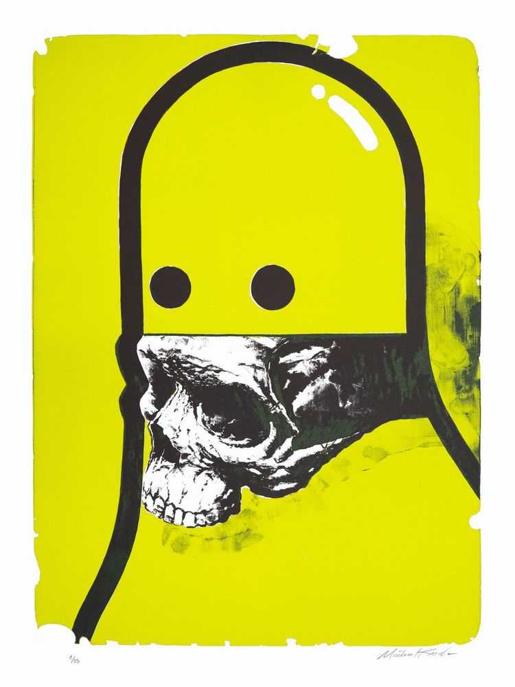 Michael Reeder, ‘False Prophet (Lime)’, 02-12-2019, Print, Lithograph 2 colors printed with Marinoni lithographic press, hand cut on BFK Rives 270gsm, Print Them All, Numbered
