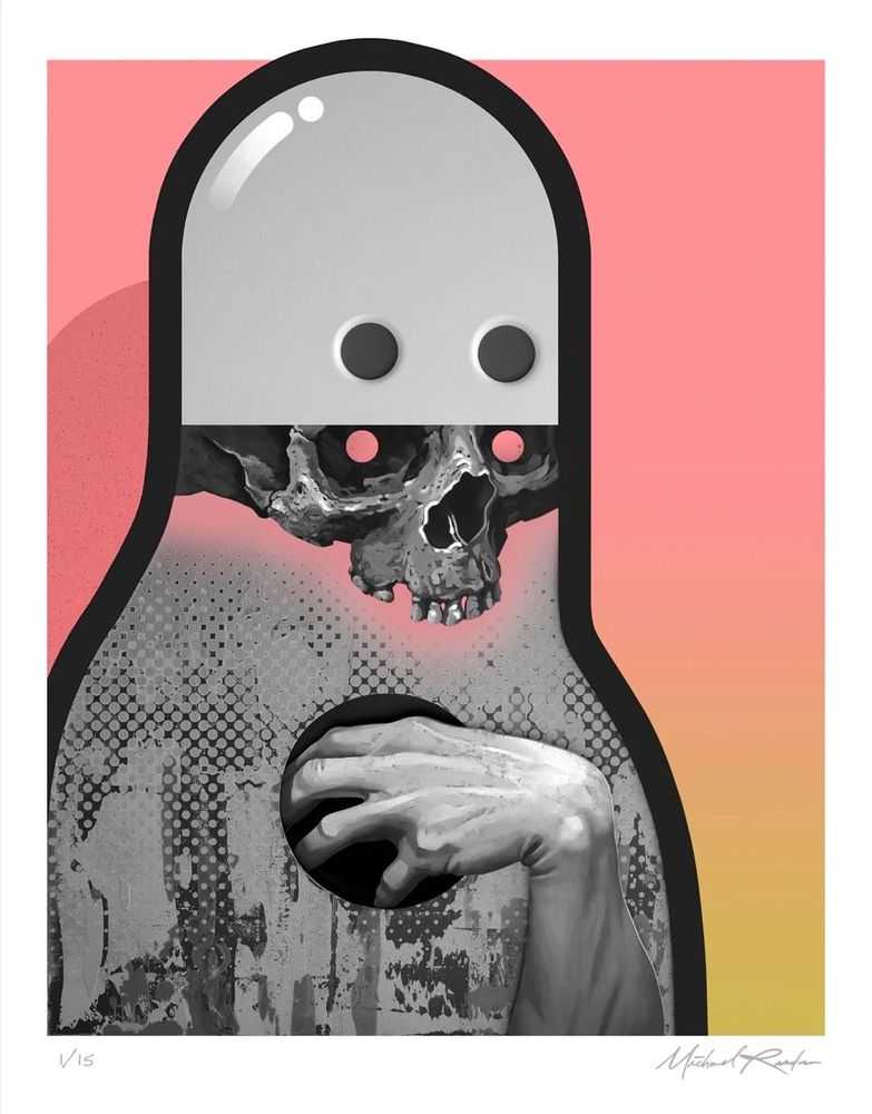 Michael Reeder, ‘For You My Love (Hand Embellished Arctic Trooper)’, 19-05-2019, Print, Hand-embellished fine art print on Museum Cotton Smooth Rag Paper, Silent Stage Gallery, Numbered, Handfinished