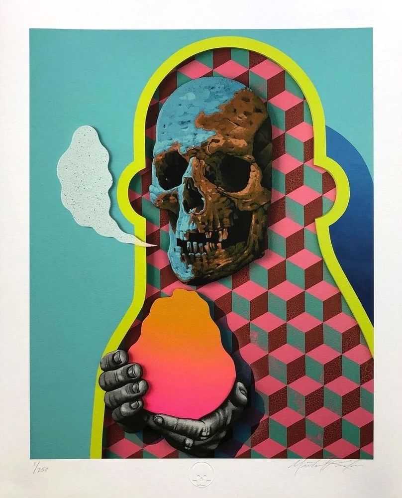 Michael Reeder, ‘Oracle I’, 27-01-2021, Print, Archival digital print on BFK Rives paper, Self-released, Numbered