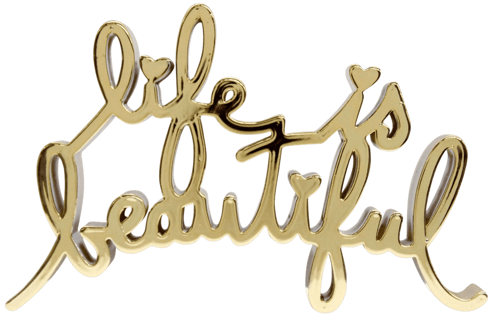 Mr. Brainwash, ‘Life is Beautiful (Hard Candy Gold)’, 2017, Sculpture, Cast Resin Sculpture, null, Numbered