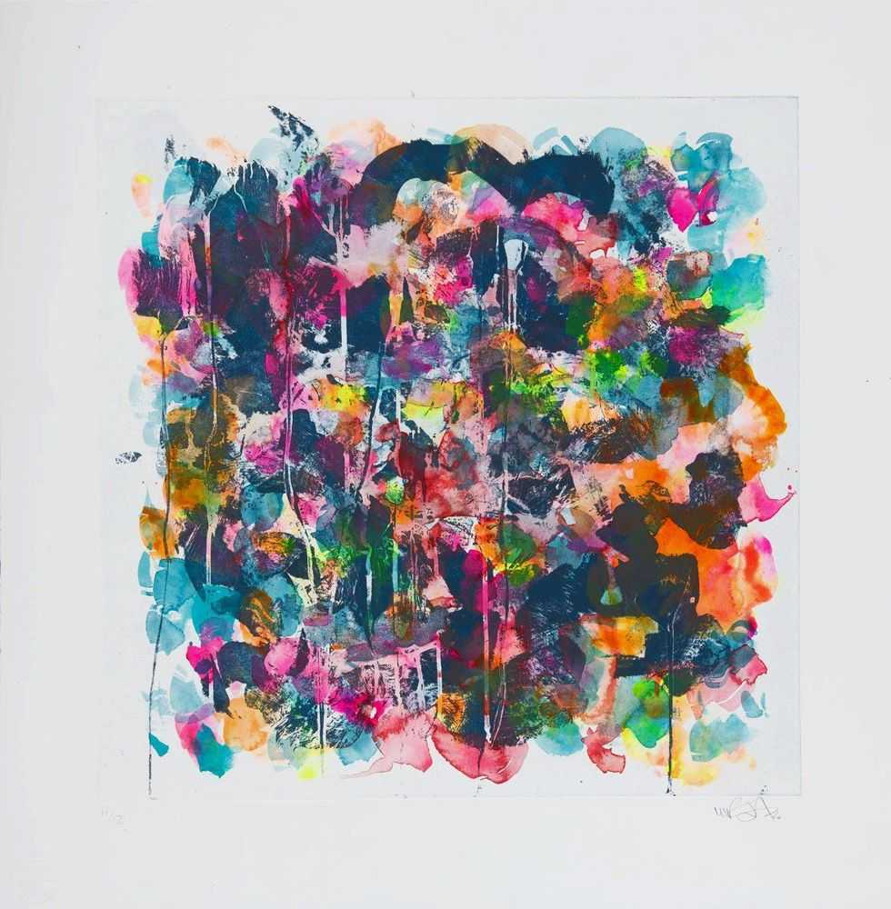 Mr. Jago (Duncan Jago), ‘Gaia (Blue) Hand-finished Etching’, 2026, Print, Etching / Hand-Painted water colour, Goldmark Atelier,