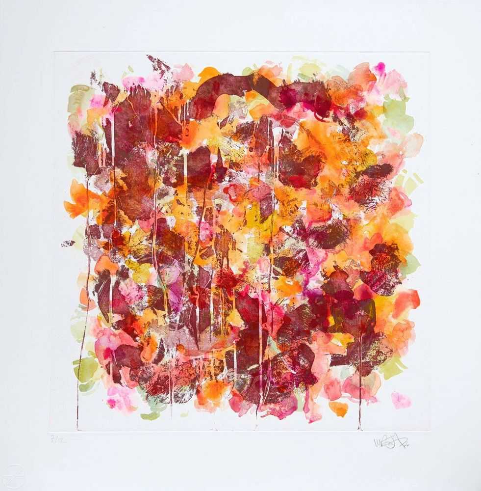 Mr. Jago (Duncan Jago), ‘Gaia (Red) Hand-finished Etching’, 2026, Print, Etching / Hand-Painted water colour, Goldmark Atelier,