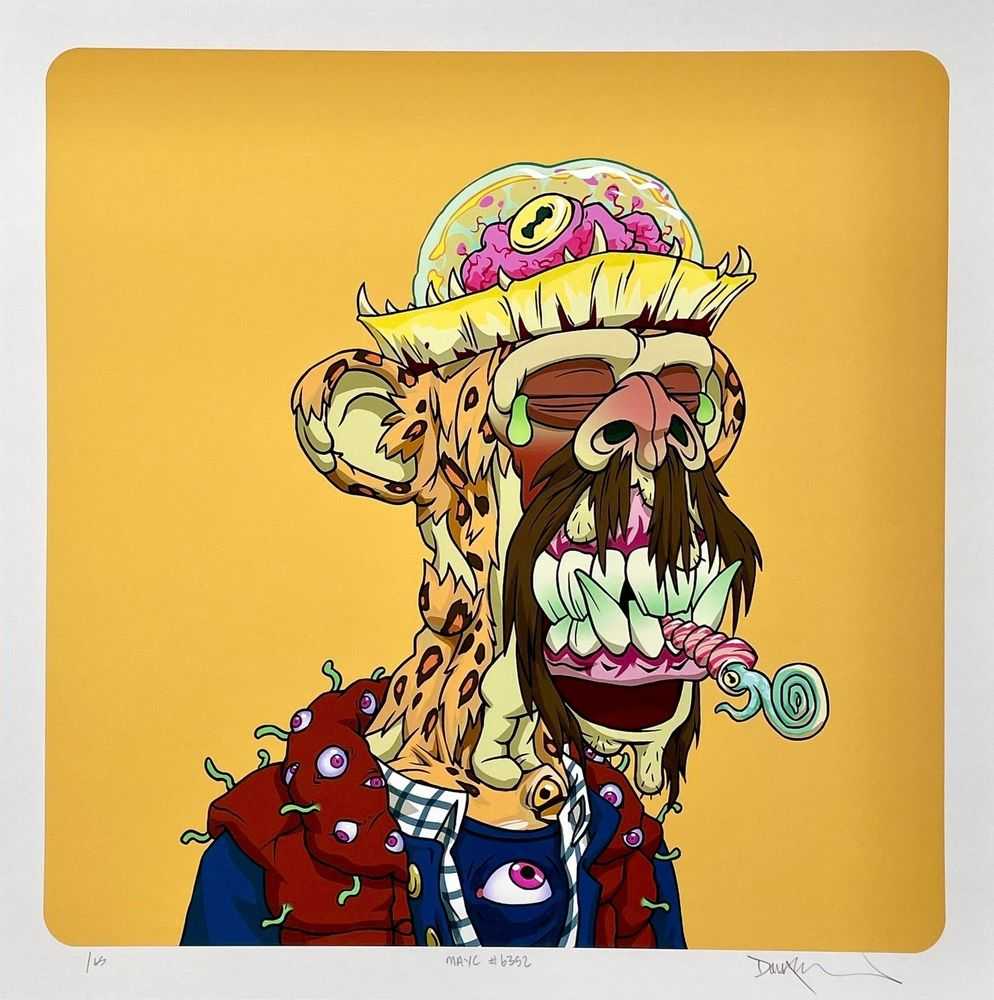 Mutant Ape Yacht Club, ‘Mutant Ape #6352’, 2022, Print, Archival pigment print on 300 lb Italian watercolor cold-press paper, null, Numbered
