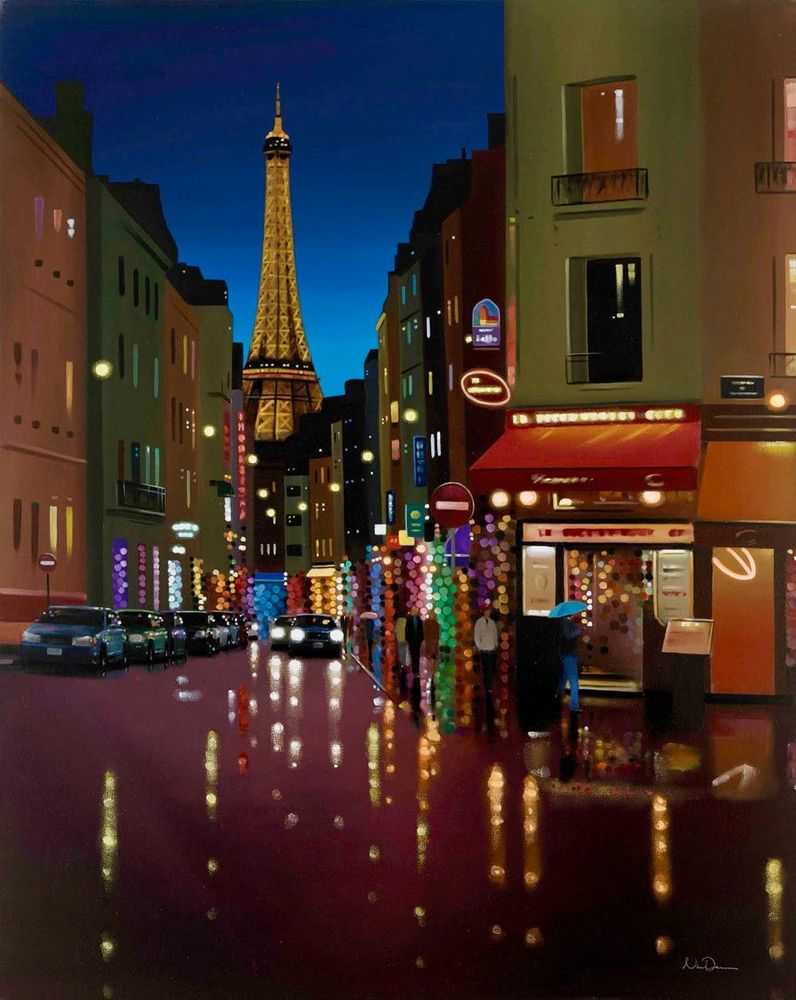 Neil Dawson, ‘Parisienne Twilight’, 2012, Print, Giclee on board, Castle Fine Art, Numbered