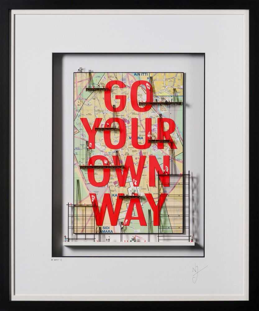 Nic Joly, ‘Be Brave VI’, 2023, Sculpture, 3D Wall sculpture, Castle Fine Art, Numbered