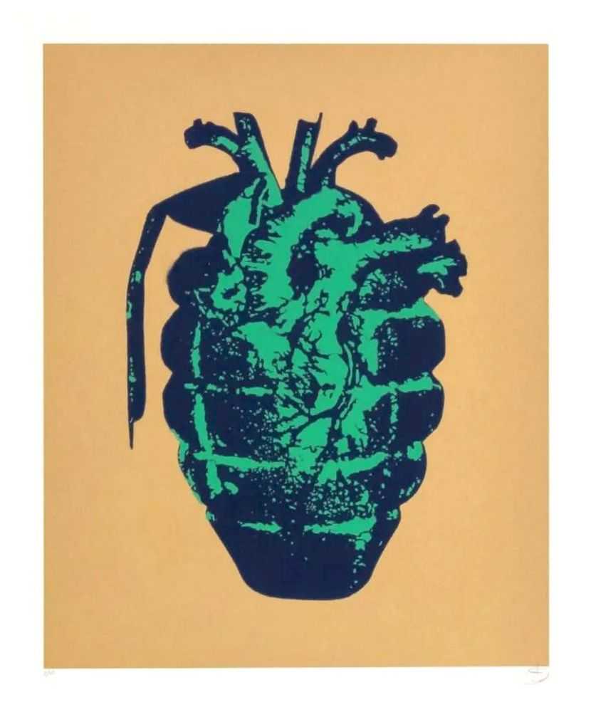 Nick Walker, ‘Handle With Care (Gold)’, 2022, Print, Screenprint on Somerset Enhanced Radiant White Velvet, 2B Art & Toys Gallery, Numbered