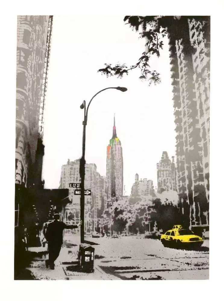 Nick Walker, ‘TMA Empire State (The Morning After)’, 13-01-2009, Print, Screenprint, Black Rat Press, Numbered