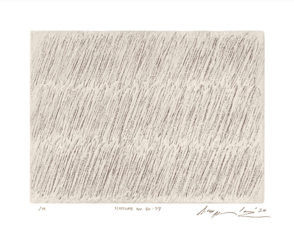 Park Seo-Bo, ‘Écriture No.40-77’, 2020, Print, Matiere, null, Numbered, Dated
