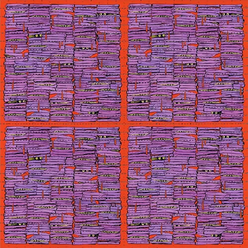 Pat Riot, ‘Me, Myself, & Eyes (Pupilla Pluralis)’, 2020, Print, Archival Pigment Print on Perforated Blotter Paper, Blotter Paper, null,