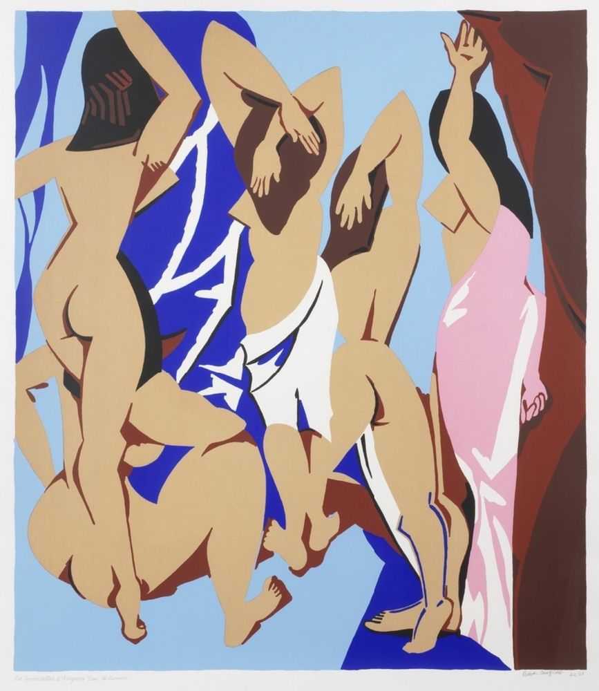 Patrick Caulfield, ‘Les Demoiselles d'Avignon vues de Derrière’, 1999, Print, Screenprint in colours, Cristea Roberts Gallery, Numbered