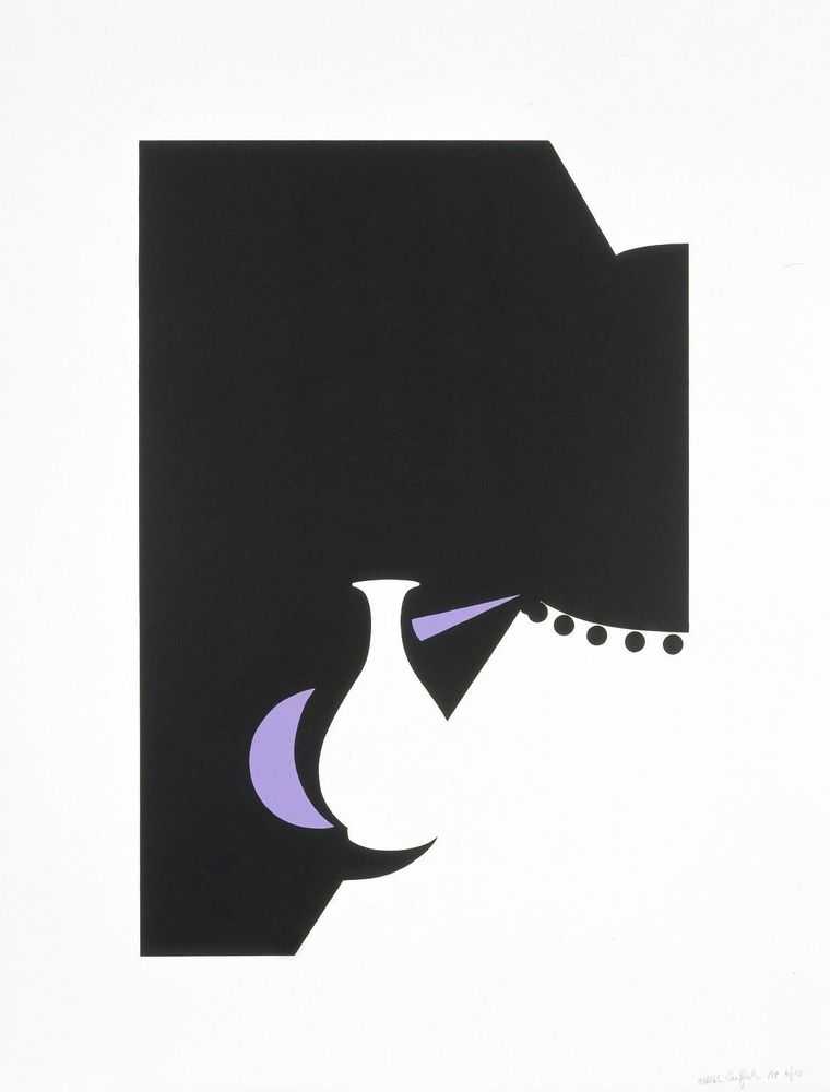 Patrick Caulfield, ‘Lung Ch’uan Ware and Black Lamp’, 1990, Print, Screenprint in colours, Waddington Galleries, Numbered