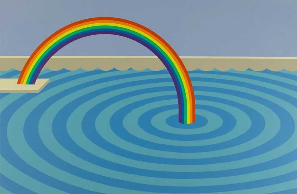 Patrick Hughes, ‘Splash of Colour’, 1982, Print, Fine art print, null, Numbered